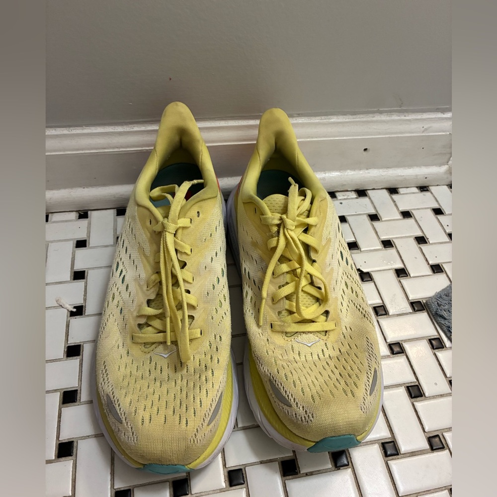 Hoka One One Yellow Women's Athletic Shoes